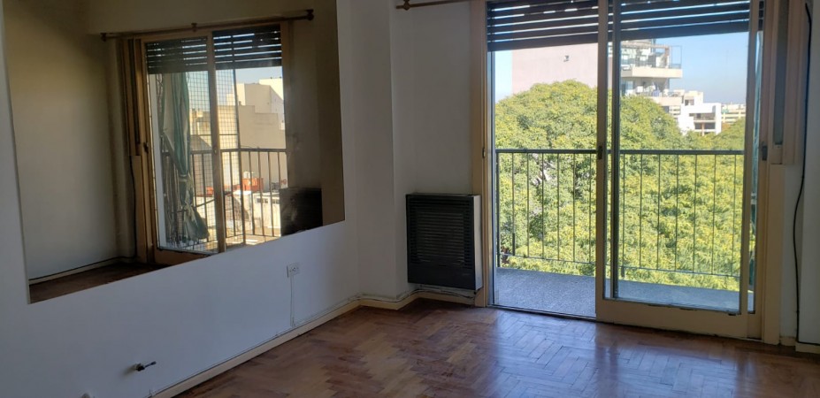 Dpto. 2 ambientes amplio con balcon y vista panoramica