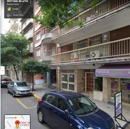 Dpto. 2 ambientes con balcon a cfte.