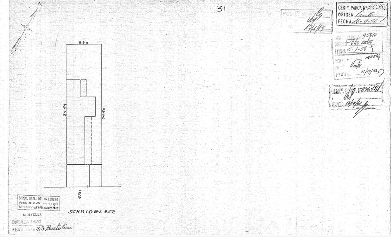 excelente lote de 8,66 x 34,6 mts